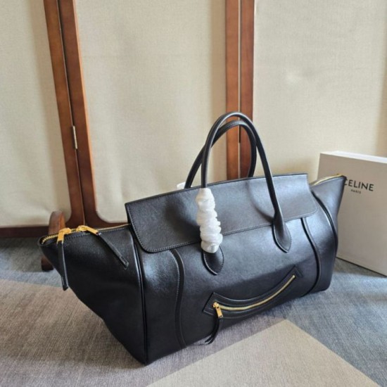 Replica Borsa morbida grande da viaggio Celine nera Imitazioni Replica Borsa morbida grande da viaggio Celine nera