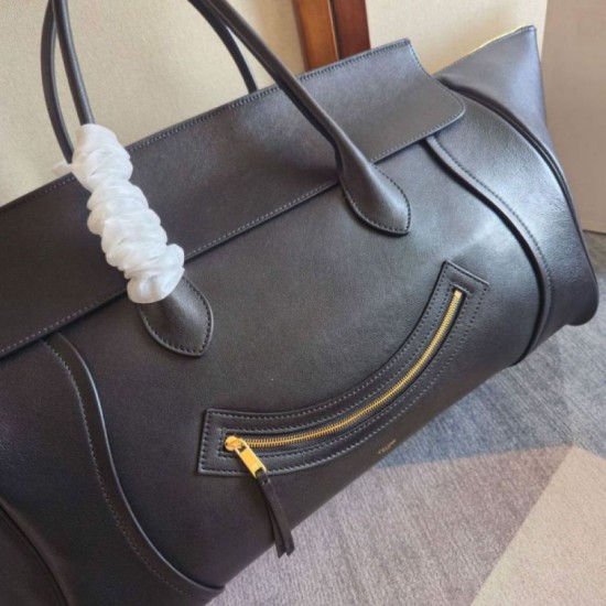 Replica Borsa morbida grande da viaggio Celine nera Imitazioni Replica Borsa morbida grande da viaggio Celine nera