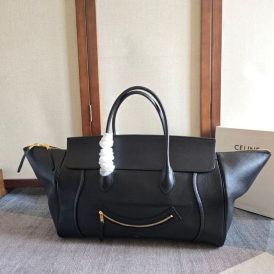 Replica Borsa morbida grande da viaggio Celine nera Imitazioni Replica Borsa morbida grande da viaggio Celine nera