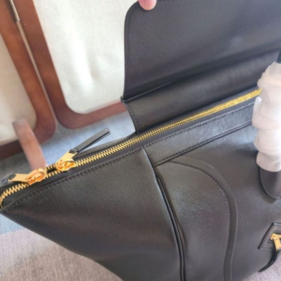 Replica Borsa morbida grande da viaggio Celine nera Imitazioni Replica Borsa morbida grande da viaggio Celine nera