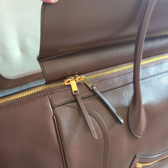 Replica Borsa morbida grande da viaggio Celine caffè Imitazioni Replica Borsa morbida grande da viaggio Celine caffè