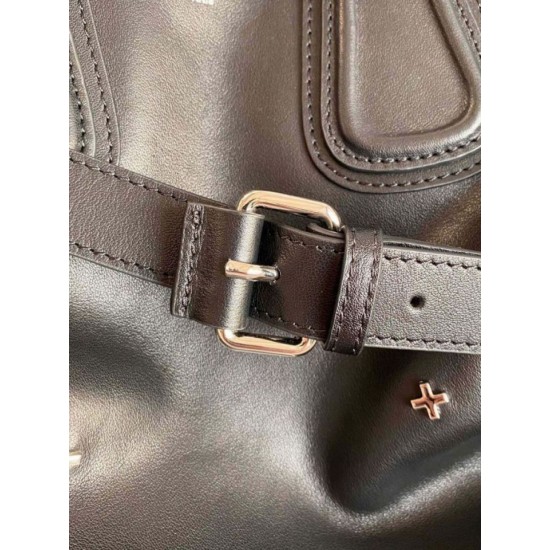 Replica Borse Firmate Nightingale Givenchy con dettagli a croce color argento nera Imitazioni Replica Borse Firmate Nightingale Givenchy con dettagli a croce color argento nera