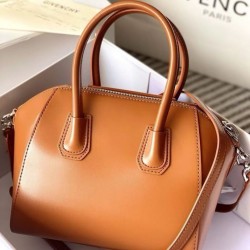 Replica Borsa tote Givenchy Antigona Mini in pelle marrone Imitazioni Replica Borsa tote Givenchy Antigona Mini in pelle marrone