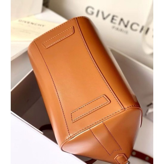 Replica Borsa tote Givenchy Antigona Mini in pelle marrone Imitazioni Replica Borsa tote Givenchy Antigona Mini in pelle marrone