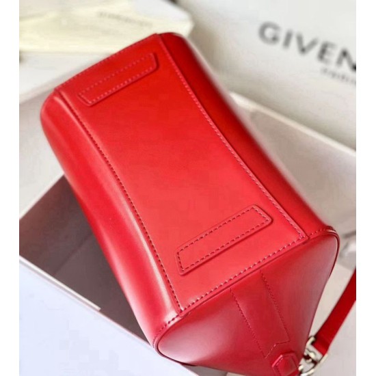 Replica borse griffate tote Givenchy Antigona Mini in pelle rosso Imitazioni Replica borse griffate tote Givenchy Antigona Mini in pelle rosso