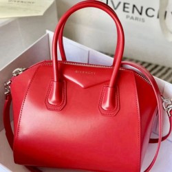 Replica borse griffate tote Givenchy Antigona Mini in pelle rosso