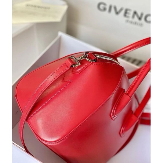 Replica borse griffate tote Givenchy Antigona Mini in pelle rosso Imitazioni Replica borse griffate tote Givenchy Antigona Mini in pelle rosso
