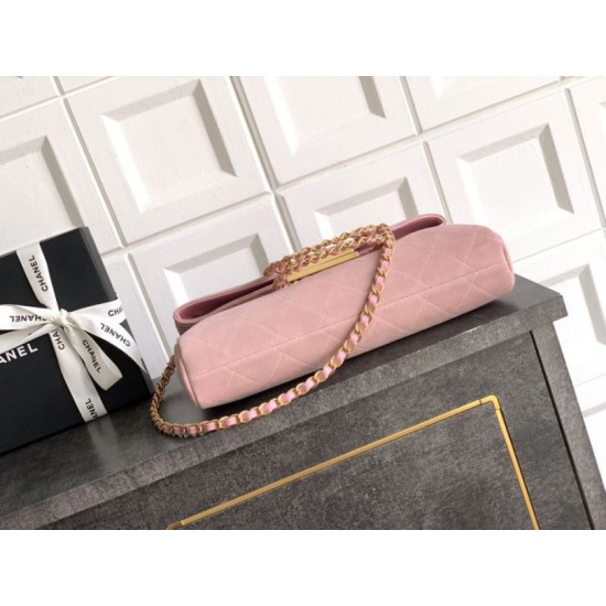 Replica Borsa tote pieghevole Diana Chanel scamosciata piccola/media/grande Rosa Imitazioni Replica Borsa tote pieghevole Diana Chanel scamosciata piccola/media/grande Rosa