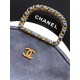 Replica Borse Imitazioni tote pieghevole Diana Chanel scamosciata piccola/media/grande Blu