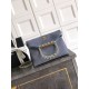 Replica Borse Imitazioni tote pieghevole Diana Chanel scamosciata piccola/media/grande Blu