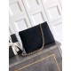 Replica Borsa tote pieghevole Diana Chanel scamosciata piccola/media/grande Nero Imitazioni Replica Borsa tote pieghevole Diana Chanel scamosciata piccola/media/grande Nero