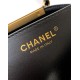 Replica Borsa tote pieghevole Diana Chanel scamosciata piccola/media/grande Nero Imitazioni Replica Borsa tote pieghevole Diana Chanel scamosciata piccola/media/grande Nero