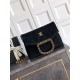 Replica Borsa tote pieghevole Diana Chanel scamosciata piccola/media/grande Nero Imitazioni Replica Borsa tote pieghevole Diana Chanel scamosciata piccola/media/grande Nero