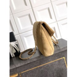 Borse tote pieghevole Diana Chanel scamosciata piccola/media/grande marrone Borse tote pieghevole Diana Chanel scamosciata piccola/media/grande marrone