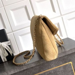 Replica Borse tote pieghevole Diana Chanel scamosciata piccola/media/grande marrone Imitazioni Replica Borse tote pieghevole Diana Chanel scamosciata piccola/media/grande marrone
