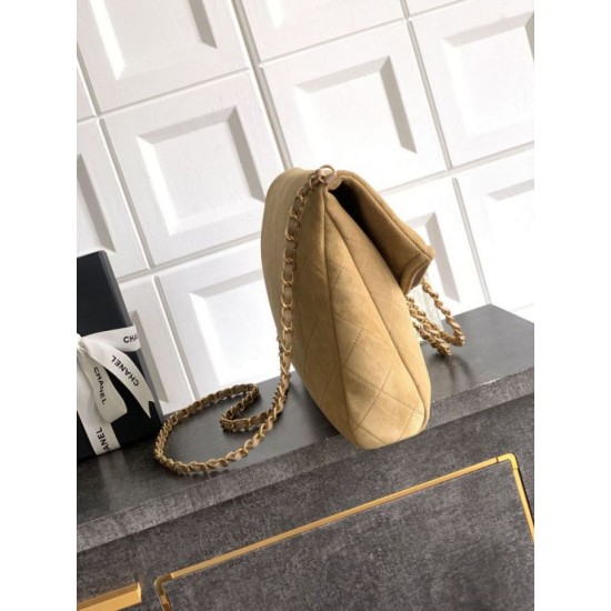 Replica Borse tote pieghevole Diana Chanel scamosciata piccola/media/grande marrone Imitazioni Replica Borse tote pieghevole Diana Chanel scamosciata piccola/media/grande marrone