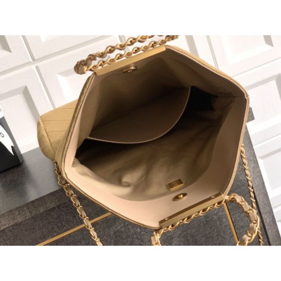 Replica Borse tote pieghevole Diana Chanel scamosciata piccola/media/grande marrone Imitazioni Replica Borse tote pieghevole Diana Chanel scamosciata piccola/media/grande marrone