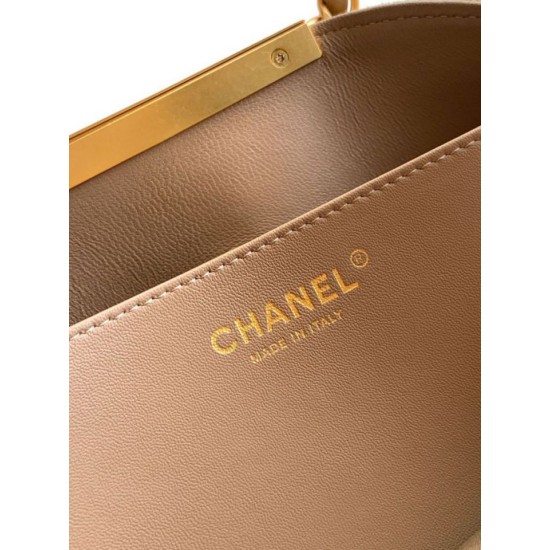 Replica Borse tote pieghevole Diana Chanel scamosciata piccola/media/grande marrone Imitazioni Replica Borse tote pieghevole Diana Chanel scamosciata piccola/media/grande marrone