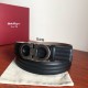 Replica Cintura da uomo Salvatore Ferragamo 3.5 cm argento Nero Imitazioni Replica Cintura da uomo Salvatore Ferragamo 3.5 cm argento Nero