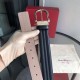 Replica Cintura da uomo Salvatore Ferragamo 3.5 cm con fibbia ad ardiglione squisita argento Nero Imitazioni Replica Cintura da uomo Salvatore Ferragamo 3.5 cm con fibbia ad ardiglione squisita argento Nero