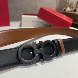 Replica Alta gamma Cintura da uomo Salvatore Ferragamo da 3.5 cm con fibbia nera Imitazioni Replica Alta gamma Cintura da uomo Salvatore Ferragamo da 3.5 cm con fibbia nera