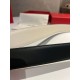 Replica Borsa Cintura reversibile da uomo Salvatore Ferragamo da 3.5 cm con clip in metallo oro Nero/Bianco