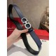 Replica Alta gamma Cintura reversibile da uomo Salvatore Ferragamo da 3.5 cm con clip in metallo argento Nero/Blu Imitazioni Replica Alta gamma Cintura reversibile da uomo Salvatore Ferragamo da 3.5 cm con clip in metallo argento Nero/Blu