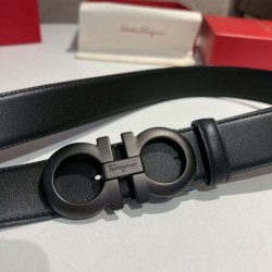 Replica Borsa Cintura da uomo Salvatore Ferragamo da 3.5 cm con fibbia nero Imitazioni Replica Borsa Cintura da uomo Salvatore Ferragamo da 3.5 cm con fibbia nero