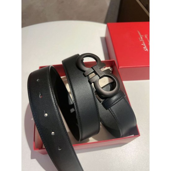 Replica Borsa Cintura da uomo Salvatore Ferragamo da 3.5 cm con fibbia nero Imitazioni Replica Borsa Cintura da uomo Salvatore Ferragamo da 3.5 cm con fibbia nero
