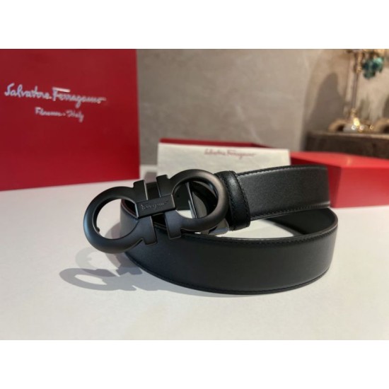Replica Borsa Cintura da uomo Salvatore Ferragamo da 3.5 cm con fibbia nero Imitazioni Replica Borsa Cintura da uomo Salvatore Ferragamo da 3.5 cm con fibbia nero