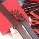 Replica Alta gamma Cintura reversibile da uomo Salvatore Ferragamo da 3,5 cm con fibbia Nero/caffè