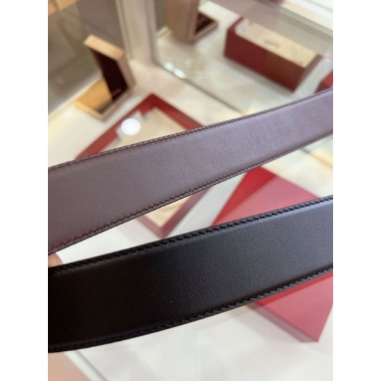 Replica Cintura reversibile da uomo Salvatore Ferragamo da 3,5 cm con fibbia a ferro di cavallo a doppio anello oro Imitazioni Replica Cintura reversibile da uomo Salvatore Ferragamo da 3,5 cm con fibbia a ferro di cavallo a doppio anello oro
