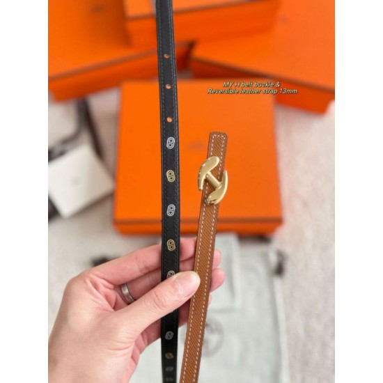 Replica cintura Hermes Donna My H e reversibile Hermès sur Mer 13 mm Nero/marrone Imitazioni Replica cintura Hermes Donna My H e reversibile Hermès sur Mer 13 mm Nero/marrone