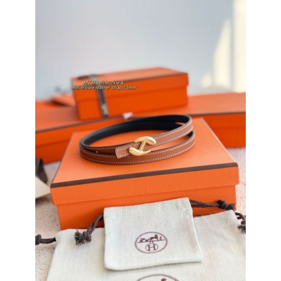 Replica Alta gamma cintura Hermes Donna My H e reversibile Hermès sur Mer 13 mm marrone/Nero Imitazioni Replica Alta gamma cintura Hermes Donna My H e reversibile Hermès sur Mer 13 mm marrone/Nero