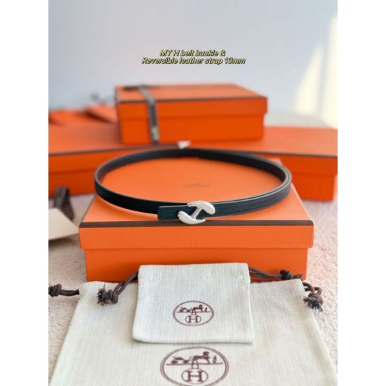 Replica cintura Hermes Donna My H e Hermès sur Mer 13 mm Nero Imitazioni Replica cintura Hermes Donna My H e Hermès sur Mer 13 mm Nero