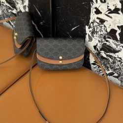 Replica Portafoglio Celine Duo Woc con tracolla