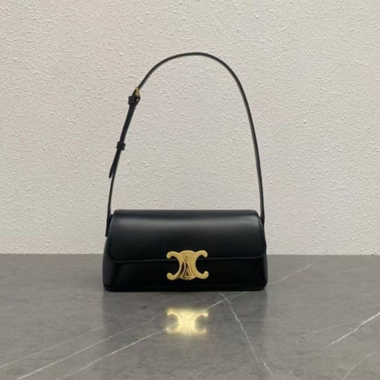 Replica Borsa a spalla Celine Diane nera Imitazioni Replica Borsa a spalla Celine Diane nera