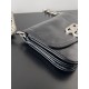 Replica Borse Imitazioni a tracolla Balenciaga BB con patta morbida e finiture argentate