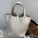 Replica Borse Hermes Picotin Lock 18/22 Etoupe beige hardware argentato Imitazioni Replica Borse Hermes Picotin Lock 18/22 Etoupe beige hardware argentato