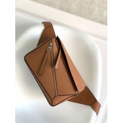 Marsupio classico piccolo Puzzle Edge Loewe Marrone