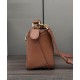 Replica Borsa Loewe Featherlight Puzzle piccola Caffè