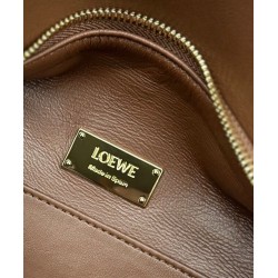Borsa Loewe Featherlight Puzzle piccola Caffè Borsa Loewe Featherlight Puzzle piccola Caffè