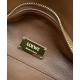 Replica Borsa Loewe Featherlight Puzzle piccola Caffè