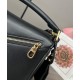 Replica Borsa Loewe Featherlight Puzzle piccola Nero Imitazioni Replica Borsa Loewe Featherlight Puzzle piccola Nero