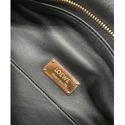 Borsa Loewe Featherlight Puzzle piccola Nero
