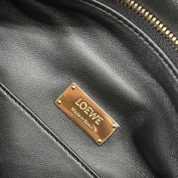 Replica Borsa Loewe Featherlight Puzzle piccola Nero Imitazioni Replica Borsa Loewe Featherlight Puzzle piccola Nero