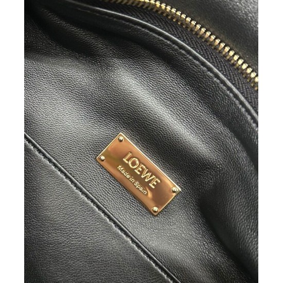Replica Borsa Loewe Featherlight Puzzle piccola Nero Imitazioni Replica Borsa Loewe Featherlight Puzzle piccola Nero