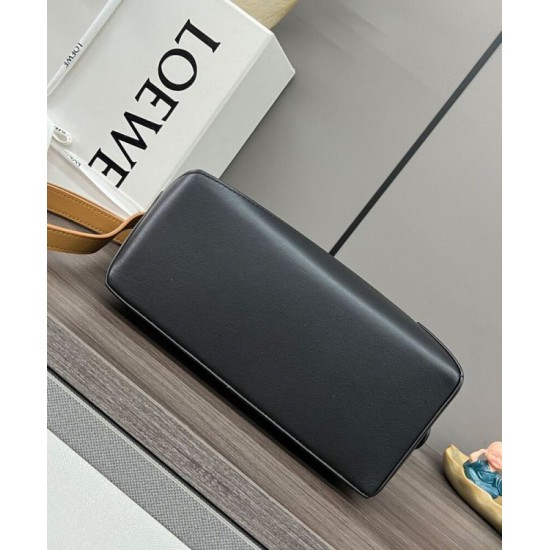 Replica Borsa classica bicolore Loewe Puzzle Edge piccola Nero/Marrone Imitazioni Replica Borsa classica bicolore Loewe Puzzle Edge piccola Nero/Marrone