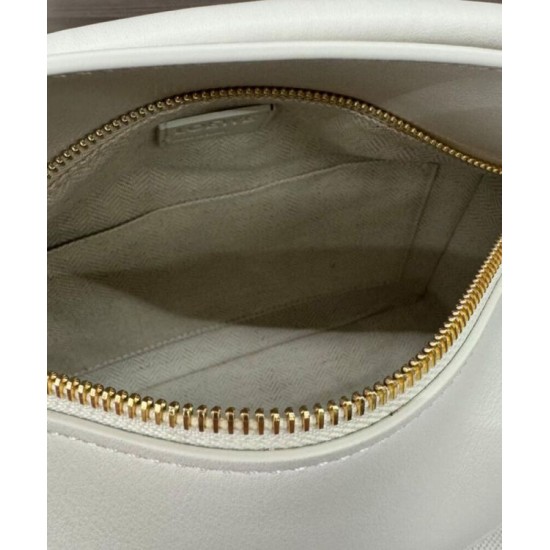 Replica Borsa classica bicolore Loewe Puzzle Edge piccola Bianco/beige Imitazioni Replica Borsa classica bicolore Loewe Puzzle Edge piccola Bianco/beige
