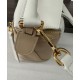 Replica Borsa classica bicolore Loewe Puzzle Edge piccola Bianco/beige Imitazioni Replica Borsa classica bicolore Loewe Puzzle Edge piccola Bianco/beige